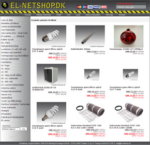 El-Netshop.dk | Elartikler og små-el, der sælges til private og erhverv